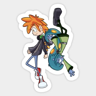 Block Blasters - Tavish & Devani Sticker